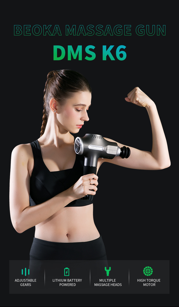 China Beoka 2024 Professional muscle deep tissue massage gun high quality electric massage gun with heat and cold deep tissue Manufacturers and Suppliers BEOKA